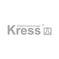 Logo of Kress Elektrowerkzeuge, featuring the brand name in bold black letters with a stylized emblem next to it.